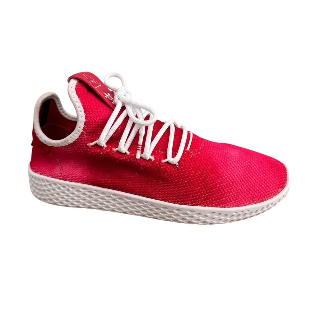 Adidas PW Tennis HU Shoes Youth Size 6 Red Pharrell Williams Sneakers CQ2301‎